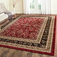 thumbnail image 1 of SAFAVIEH Lyndhurst Isadora Traditional Bordered Area Rug, Red/Black, 9' x 12', 1 of 7