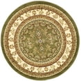 thumbnail image 1 of SAFAVIEH Lyndhurst Isadora Traditional Bordered Area Rug, Sage/Ivory, 8' x 8' Round, 1 of 5
