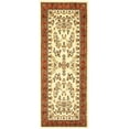 thumbnail image 1 of SAFAVIEH Lyndhurst Isadora Traditional Bordered Runner Rug, Ivory/Rust, 2'3" x 6', 1 of 3