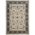 thumbnail image 1 of SAFAVIEH Lyndhurst Janel Traditional Bordered Area Rug, Light Beige/Anthracite, 5'3" x 7'6", 1 of 5