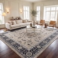 thumbnail image 1 of Safavieh Lyndhurst Janel Floral Area Rug, Light Beige/Anthracite, 7' x 7' Square, 1 of 8