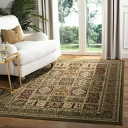 SAFAVIEH Lyndhurst Josephine Traditional Bordered Area Rug, Multi/Green, 8' x 11'