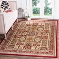 thumbnail image 1 of SAFAVIEH Lyndhurst Josephine Traditional Bordered Area Rug, Multi/Red, 9' x 12', 1 of 8