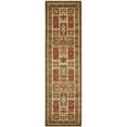 thumbnail image 1 of SAFAVIEH Lyndhurst Josephine Traditional Bordered Runner Rug, Multi/Green, 2'3" x 14', 1 of 7