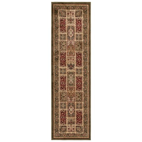 SAFAVIEH Lyndhurst Josephine Floral Runner Rug, Multi/Green, 2'3" x 8'