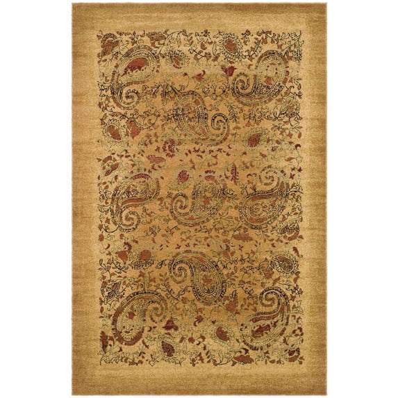 SAFAVIEH Lyndhurst Julia Traditional Floral Area Rug, Beige/Multi, 10' x 14'