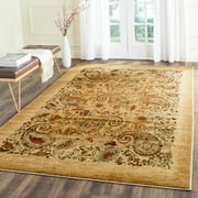 SAFAVIEH Lyndhurst Julia Traditional Floral Area Rug, Beige/Multi, 9' x 12'