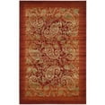 thumbnail image 1 of SAFAVIEH Lyndhurst Julia Traditional Floral Area Rug, Red/Multi, 5'3" x 5'3" Round, 1 of 6