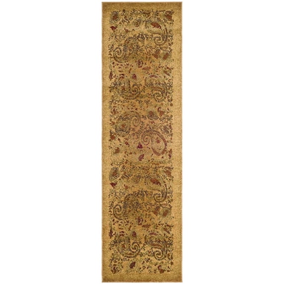 SAFAVIEH Lyndhurst Julia Traditional Floral Runner Rug, Beige/Multi, 2'3" x 6'