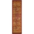 thumbnail image 1 of SAFAVIEH Lyndhurst Julia Traditional Floral Runner Rug, Red/Multi, 2'3" x 12', 1 of 6