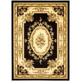thumbnail image 1 of SAFAVIEH Lyndhurst Katherine Traditional Bordered Area Rug, Black/Ivory, 5'3" x 7'6", 1 of 2