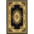 thumbnail image 1 of SAFAVIEH Lyndhurst Katherine Traditional Bordered Area Rug, Black/Ivory, 8' x 8' Round, 1 of 4