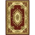 thumbnail image 1 of SAFAVIEH Lyndhurst Katherine Traditional Bordered Area Rug, Red/Ivory, 5'3" x 7'6", 1 of 4