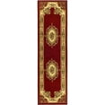 thumbnail image 1 of SAFAVIEH Lyndhurst Katherine Traditional Bordered Runner Rug, Red/Ivory, 2'3" x 8', 1 of 5