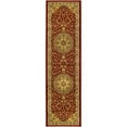 thumbnail image 1 of SAFAVIEH Lyndhurst Katrina Floral Border Area Rug, Red/Ivory, 8' x 8' Round, 1 of 11