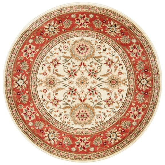 SAFAVIEH Lyndhurst LNH212R Ivory / Rust Rug