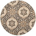 thumbnail image 1 of SAFAVIEH Lyndhurst Madeline Geometric Circles Area Rug, Light Grey/Beige, 8' x 8' Round, 1 of 5