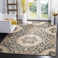 thumbnail image 1 of Safavieh Lyndhurst Madeline Floral Area Rug, Slate Blue/Beige, 3'3" x 5'3", 1 of 8