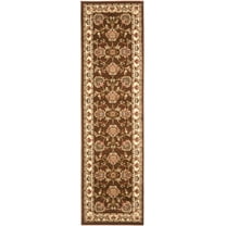 SAFAVIEH Lyndhurst Manuel Floral Runner Rug, Brown/Ivory, 2'3" x 10'
