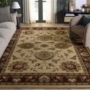 Safavieh Lyndhurst Manuel Floral Area Rug, Ivory/Brown, 8' x 11'