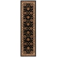 thumbnail image 1 of SAFAVIEH Lyndhurst Manuel Floral Runner Rug, Black/Ivory, 2'3" x 8', 1 of 8
