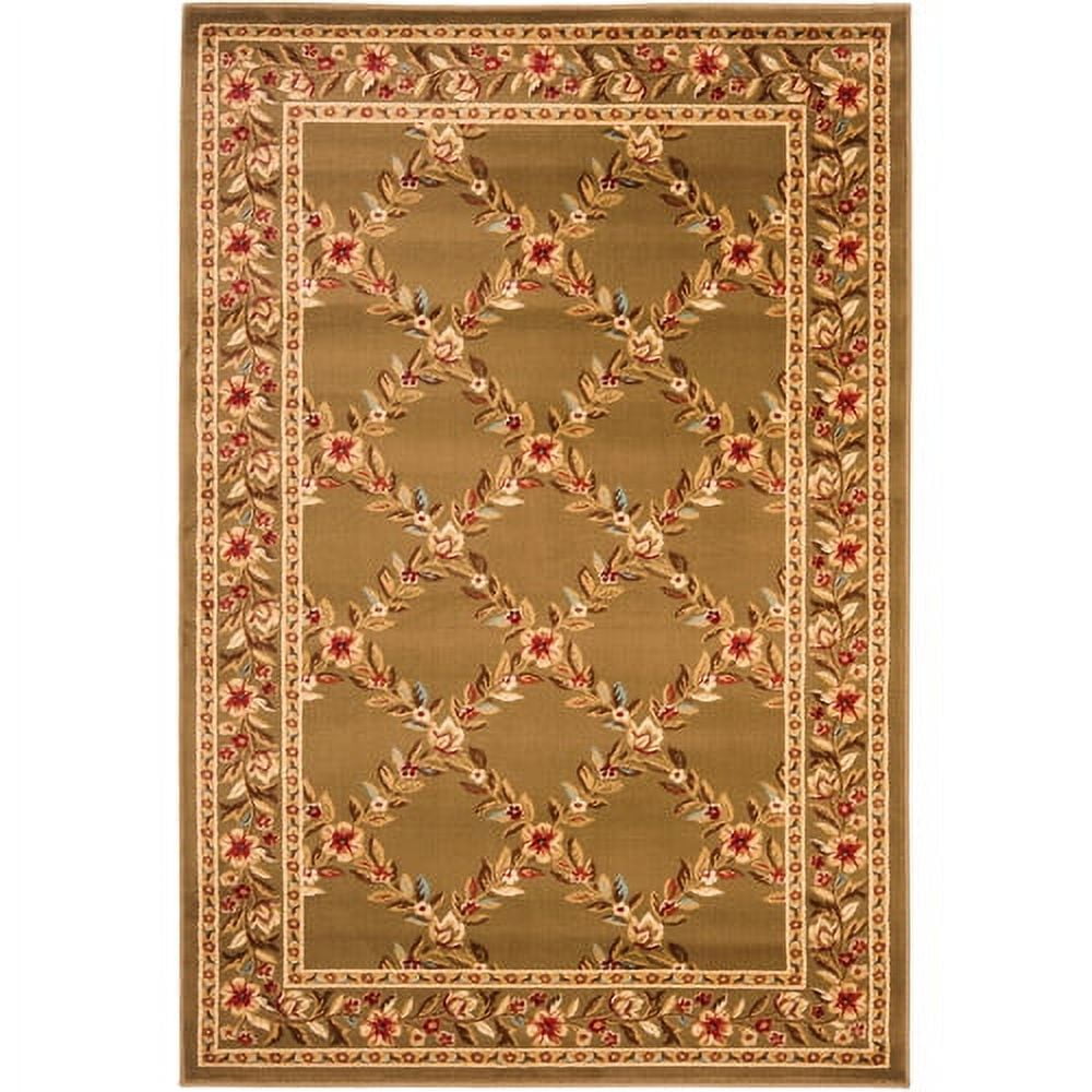 Brown Safavid Style Hand-knotted Synthetic Area Rug 12' x 15'