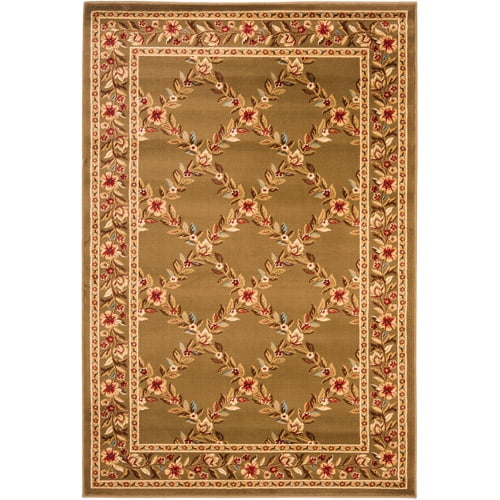 Brown Safavid Style Hand-knotted Synthetic Area Rug 12' x 15'