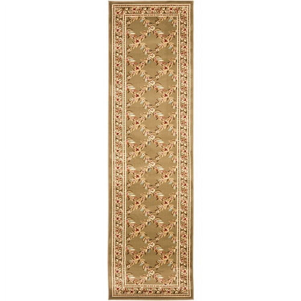 SAFAVIEH Lyndhurst Marshall Floral Border Runner Rug, Green, 2'3