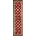 thumbnail image 1 of SAFAVIEH Lyndhurst Marshall Floral Border Runner Rug, Red/Black, 2'3" x 8', 1 of 5
