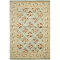 thumbnail image 1 of SAFAVIEH Lyndhurst Mason Floral Border Area Rug, Blue, 6'7" x 9'6", 1 of 6