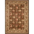 thumbnail image 1 of SAFAVIEH Lyndhurst Mason Floral Border Area Rug, Brown, 5'3" x 7'6", 1 of 7