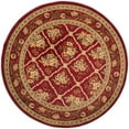 thumbnail image 1 of SAFAVIEH Lyndhurst Mason Floral Border Area Rug, Red, 5'3" x 5'3" Round, 1 of 7