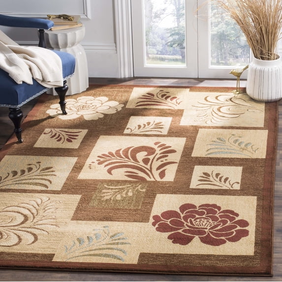 Safavieh Lyndhurst Maurice Floral Area Rug, Brown/Multi, 3'3" x 5'3"