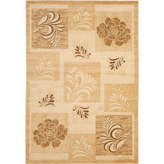 SAFAVIEH Lyndhurst Maurice Floral Area Rug, Ivory/Multi, 6'7" x 6'7" Square