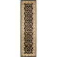 thumbnail image 1 of SAFAVIEH Lyndhurst Miah Floral Border Area Rug, Black/Ivory, 3'3" x 5'3", 1 of 6