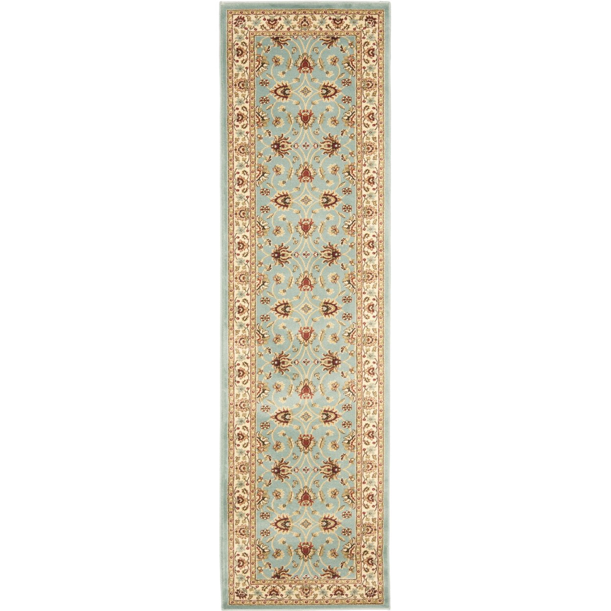 Hand-knotted Blue and Ivory Synthetic 12' x 15' Area Rug