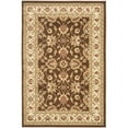 thumbnail image 1 of SAFAVIEH Lyndhurst Miah Floral Border Area Rug, Brown/Ivory, 6'7" x 9'6", 1 of 7