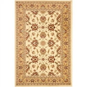 SAFAVIEH Lyndhurst Miah Floral Border Area Rug, Ivory/Beige, 3'3" x 5'3"