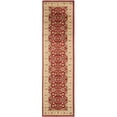thumbnail image 1 of SAFAVIEH Lyndhurst Miah Floral Border Area Rug, Red/Ivory, 5'3" x 7'6", 1 of 6