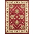 thumbnail image 1 of SAFAVIEH Lyndhurst Miah Floral Border Area Rug, Red/Ivory, 5'3" x 7'6", 1 of 6