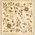 thumbnail image 1 of SAFAVIEH Lyndhurst Milo Floral Area Rug, Ivory/Multi, 3' x 3' Square, 1 of 8