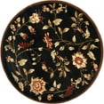 thumbnail image 1 of SAFAVIEH Lyndhurst Milo Floral Border Area Rug, Black/Multi, 6'7" x 6'7" Square, 1 of 6