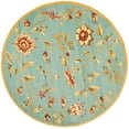 thumbnail image 1 of SAFAVIEH Lyndhurst Milo Floral Border Area Rug, Blue/Multi, 5'3" x 5'3" Round, 1 of 5