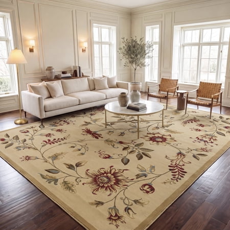 Safavieh Lyndhurst Milo Floral Area Rug, Ivory/Multi, 5'3" x 7'6"