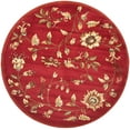 thumbnail image 1 of SAFAVIEH Lyndhurst Milo Floral Border Area Rug, Red/Multi, 5'3" x 5'3" Round, 1 of 5