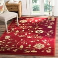 thumbnail image 1 of SAFAVIEH Lyndhurst Milo Floral Border Area Rug, Red/Multi, 5'3" x 7'6", 1 of 6