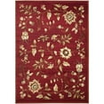thumbnail image 1 of SAFAVIEH Lyndhurst Milo Floral Border Area Rug, Red/Multi, 8' x 11', 1 of 6