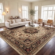 Safavieh Lyndhurst Miranda Floral Area Rug, Beige/Black, 9' x 12'