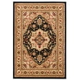 thumbnail image 1 of SAFAVIEH Lyndhurst Miranda Floral Area Rug, Black/Beige, 3'3" x 5'3", 1 of 8