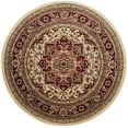 thumbnail image 1 of SAFAVIEH Lyndhurst Miranda Floral Area Rug, Ivory/Red, 3'3" x 3'3" Round, 1 of 6